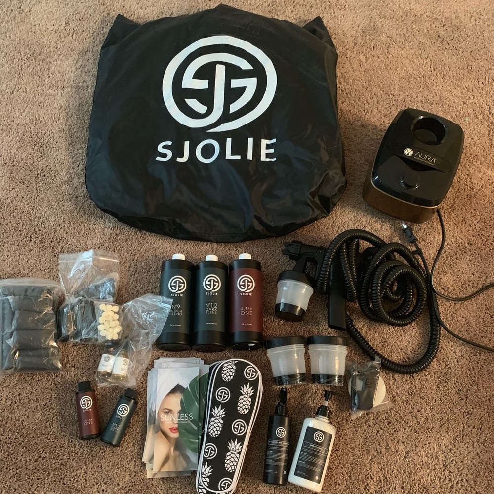 Full airbrush spray tanning kit